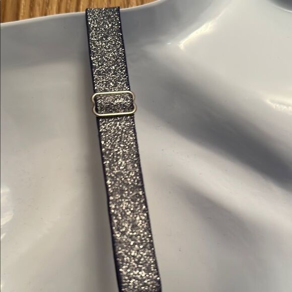 Victoria's Secret Blue and Purple Floral Plunge Bra - Picture 7 of 7